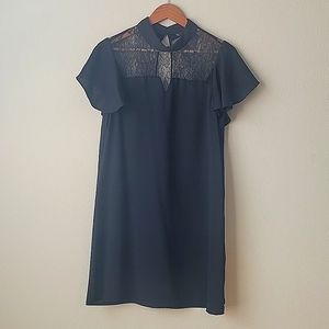 ZARA Flutter Sleeve ALine Dress